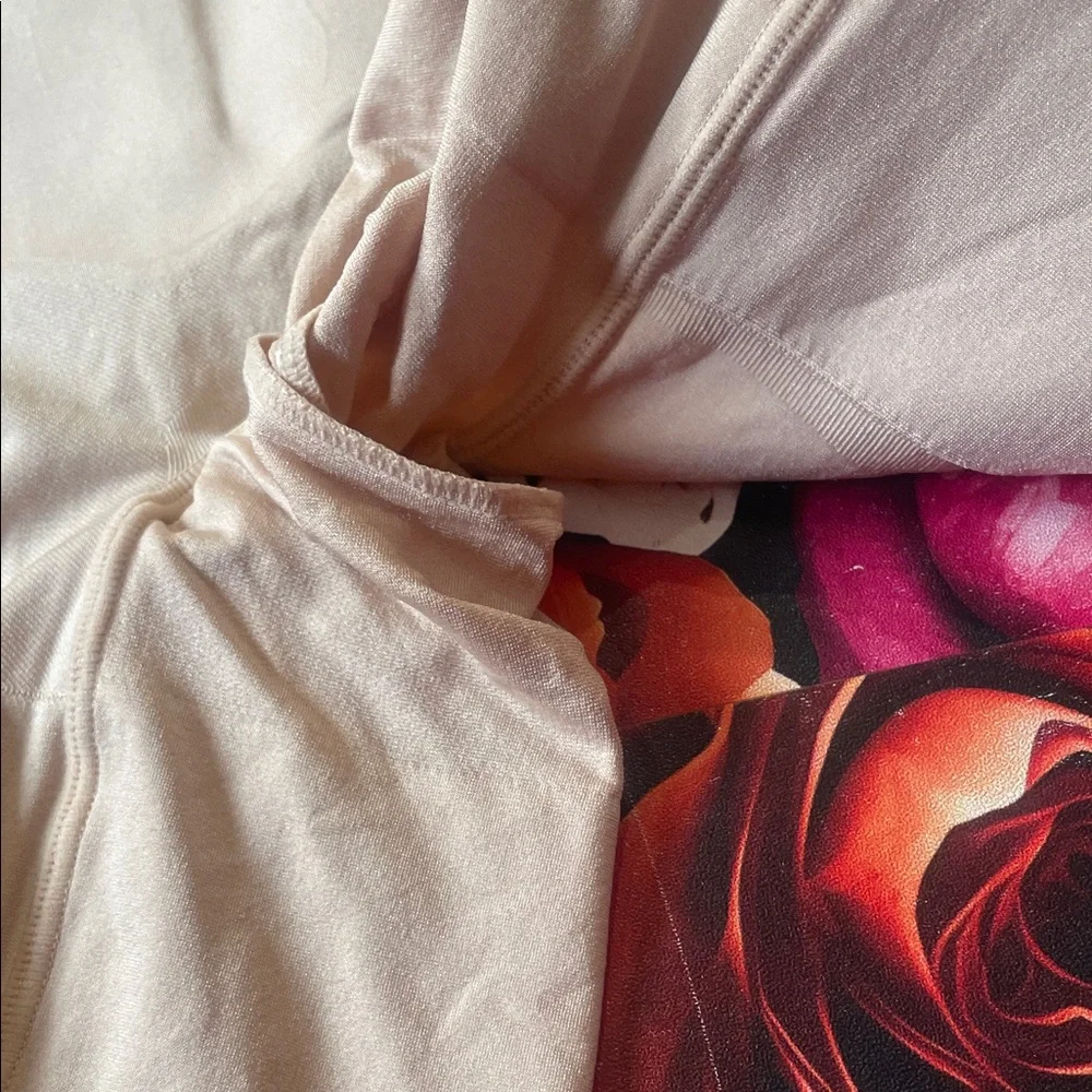 SPANX Cream High-Waist Shaping Shorts - Picture 3 of 5